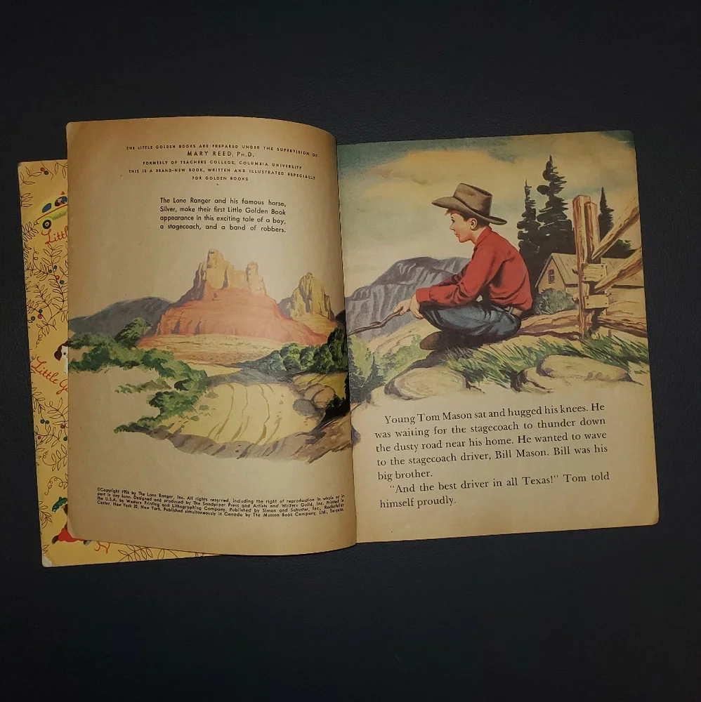 The Lone‎ Ranger -  A Little Golden Book #263 By Steffi Fletcher 1956